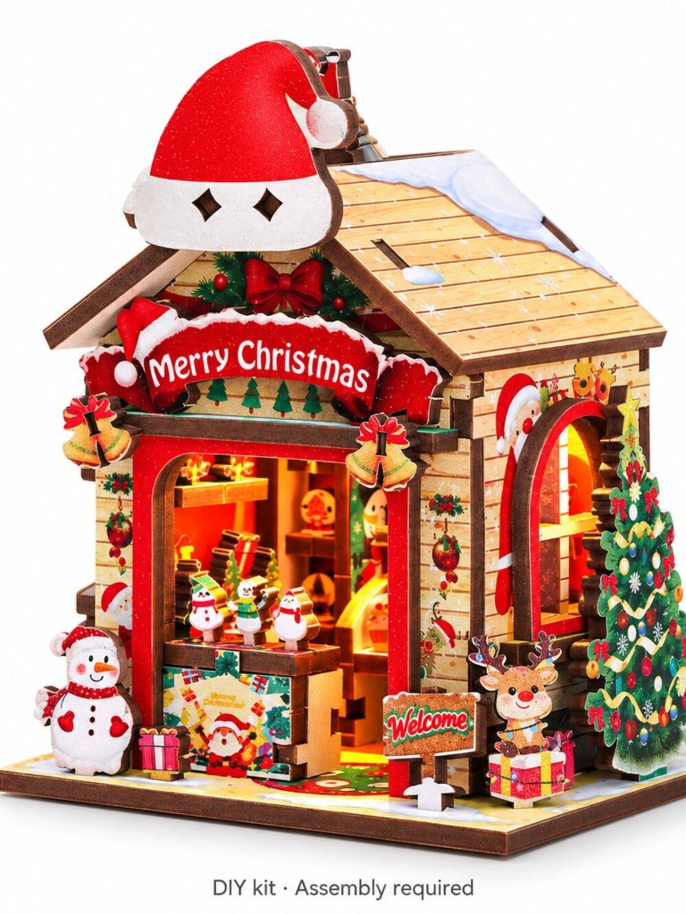 Festive Pavilion BK27 DIY Christmas Magnetic Miniature Kit with Light